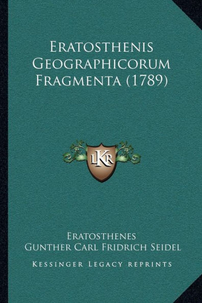 Eratosthenis Geographicorum Fragmenta (1789)