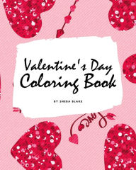 Valentine's Day Abstract Coloring Book for Teens and Young Adults (8.5x8.5  Coloring Book / Activity Book) (Paperback)