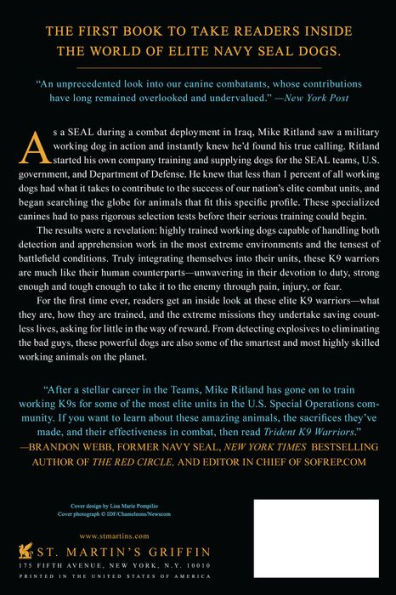 Trident K9 Warriors: My Tale from the Training Ground to the Battlefield with Elite Navy SEAL Canines