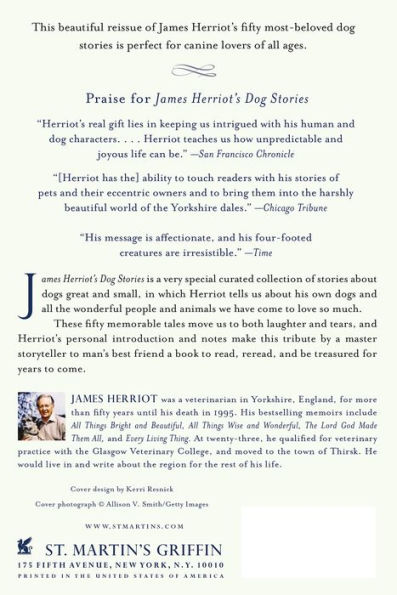 James Herriot's Dog Stories: Warm and Wonderful Stories about the Animals Herriot Loves Best