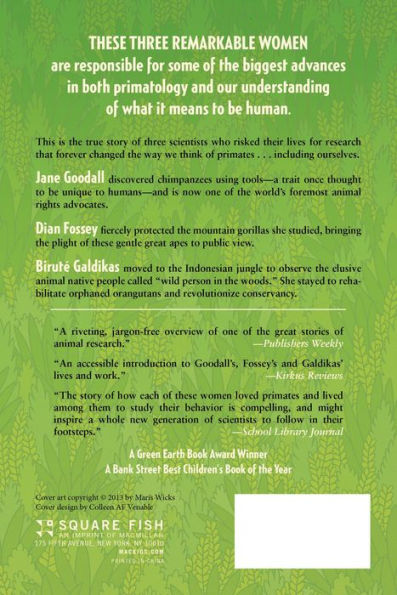 Primates: The Fearless Science of Jane Goodall, Dian Fossey, and Biruté Galdikas