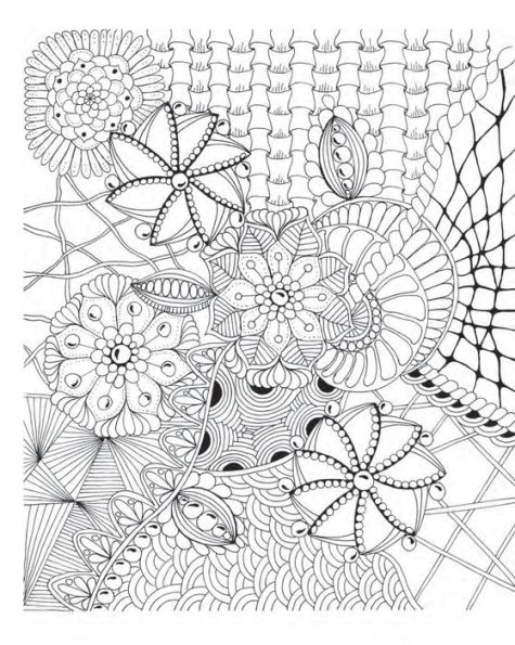 Zendoodle Coloring: Enchanting Gardens: Captivating Florals to Color and Display