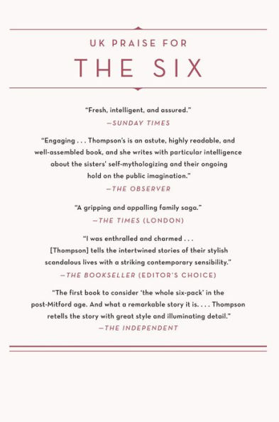 The Six: The Lives of the Mitford Sisters