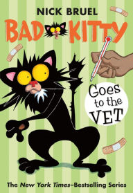 Download pdf books online for free Bad Kitty Goes to the Vet (paperback black-and-white edition) by Nick Bruel  9781250782410 (English literature)