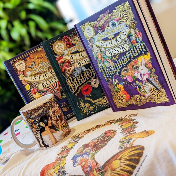 The Antiquarian Sticker Book: Over 1,000 Exquisite Victorian Stickers (The  Antiquarian Sticker Book Series)