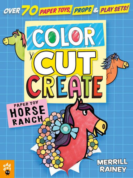 Color, Cut, Create Play Sets: Horse Ranch