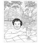 Alternative view 3 of Crush and Color: Harry Styles: Colorful Fantasies with a Dreamy Icon