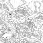 Alternative view 5 of Mythographic Color and Discover: Labyrinth: An Artist's Coloring Book of Gorgeous Mysteries