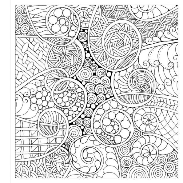 Zendoodle Colorscapes: Tranquil Swirls: Calming Patterns to Color and Display