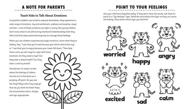 The Big Feelings Coloring Book: A Fun and Soothing Social-Emotional Coloring Book for Toddlers and Preschoolers!