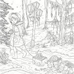 Alternative view 2 of Mythogoria: Frozen Nightmares: A Chilling Horror Coloring Book