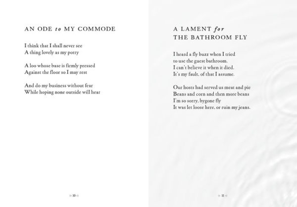 Poems to Poop by: Silly Sonnets, Lewd Limericks, and Other Bathroom Rhymes Pass the Time