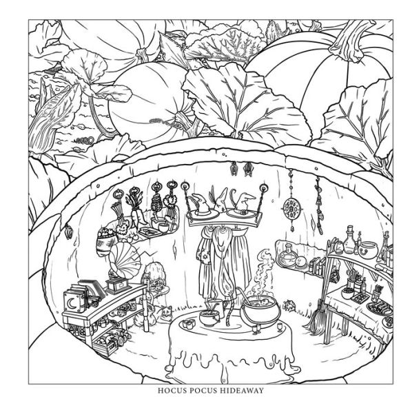 Tiny Worlds: Secret Wonders: An Artist's Coloring Book of Miniature Universes