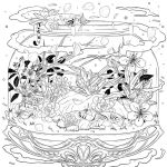 Alternative view 2 of Mythographic Color and Discover: Shangri-La: An Artist's Coloring Book of Fantasy Worlds