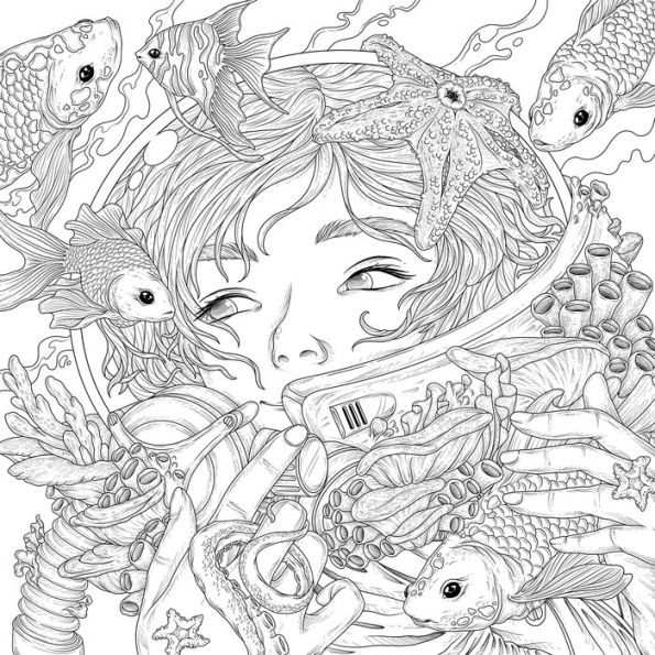 Mythographic Color and Discover: Wild Summer: An Artist's Coloring Book