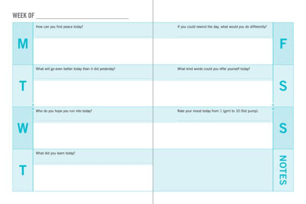 One Question a Day Weekly Planner: 365 Prompts for a Meaningful Year