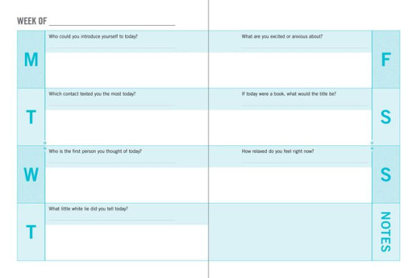 One Question a Day Weekly Planner: 365 Prompts for a Meaningful Year