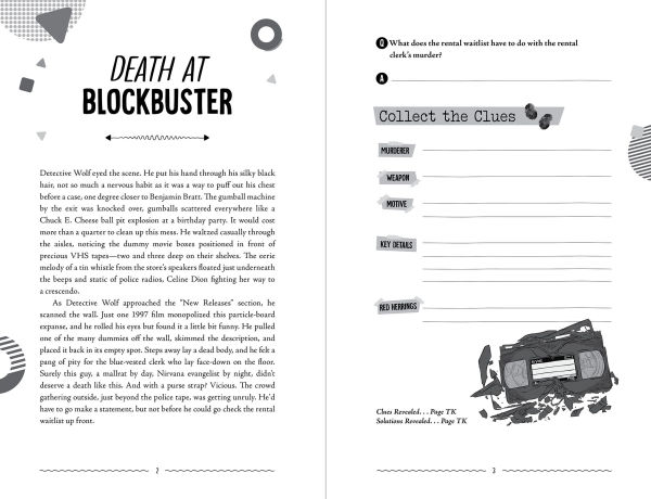 Murder Rewind: Death at Blockbuster: Minute Mysteries Set the 1990s