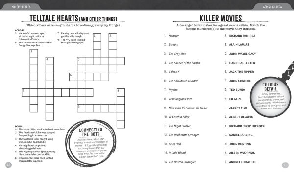 Killer Puzzles: Crosswords, Cyphers, Cryptograms, and More for the True Crime Obsessed