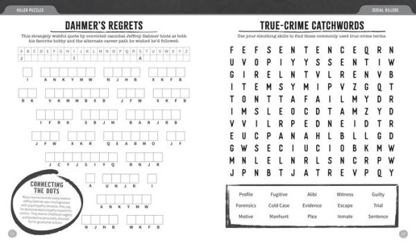 Killer Puzzles: Crosswords, Cyphers, Cryptograms, and More for the True-Crime Obsessed