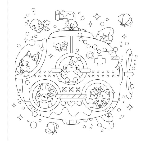 Manga Sparkle: Mermaid City: A Shimmery Manga & Anime Style Coloring Book