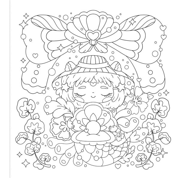Manga Sparkle: Mermaid City: A Shimmery Manga & Anime Style Coloring Book