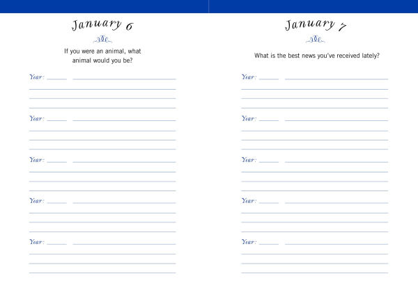 One Question a Day (Neutral): A Five-Year Journal: A Personal Time Capsule of Questions and Answers