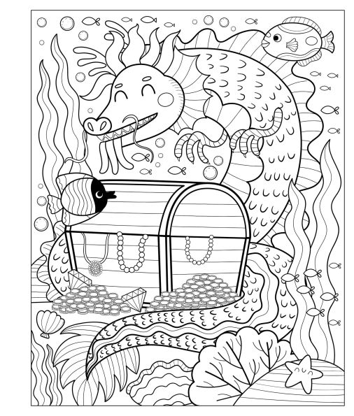 Mangatopia: Sea Creatures: An Underwater Coloring Book of Anime and Manga