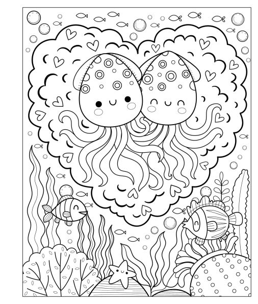 Mangatopia: Sea Creatures: An Underwater Coloring Book of Anime and Manga