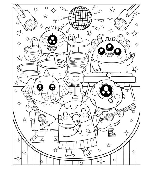 Mangatopia: Adorable Aliens: A Cosmically Cute Coloring Book of Anime and Manga