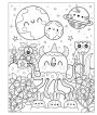 Alternative view 3 of Mangatopia: Adorable Aliens: A Cosmically Cute Coloring Book of Anime and Manga