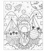 Alternative view 8 of Mangatopia: Adorable Aliens: A Cosmically Cute Coloring Book of Anime and Manga