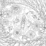 Alternative view 2 of Mythographic Color and Discover: Dragonspell: An Artist's Coloring Book of Magical Realms and Epic Journeys