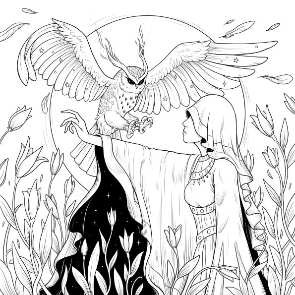 Mythographic Color and Discover: Romantasy: An Artist's Coloring Book of Fantasy Romance