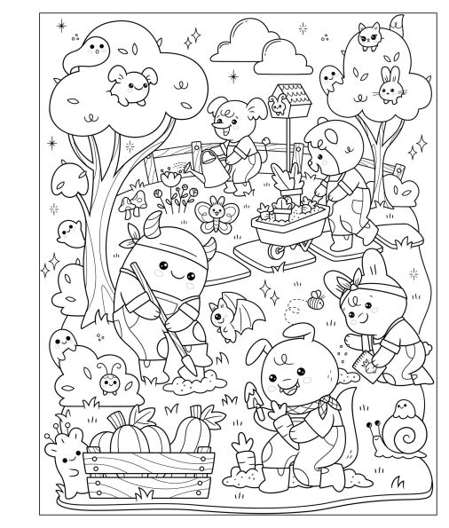 Mangatopia: Little Monsters: A Ferociously Cute Coloring Book of Anime and Manga