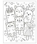 Alternative view 2 of Mangatopia: Puppies and Popsicles: A Playfully Sweet Coloring Book of Anime and Manga