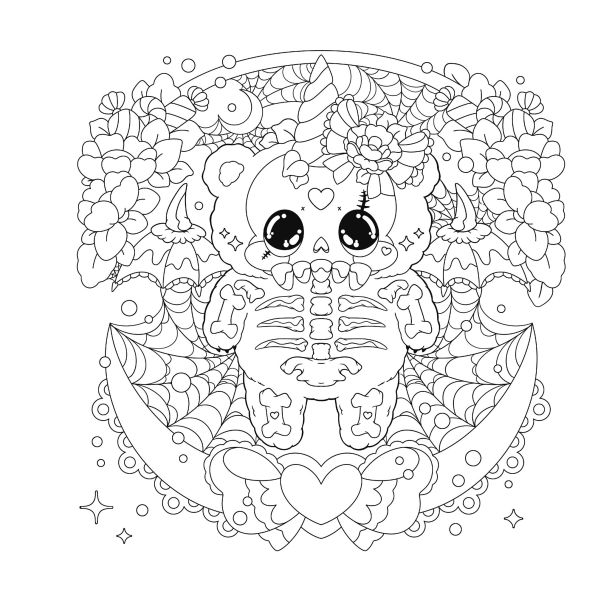 Manga Sparkle: Spooky Sweet: A Goth Anime & Manga Style Coloring Book