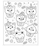 Alternative view 3 of Mangatopia: Baby Animals: A Cute and Cuddly Coloring Book