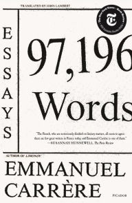 Title: 97,196 Words, Author: Emmanuel Carrère