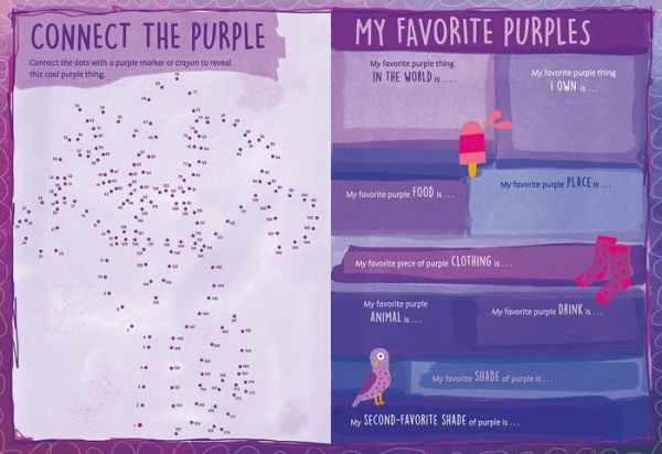 My Favorite Color Activity Book: Purple