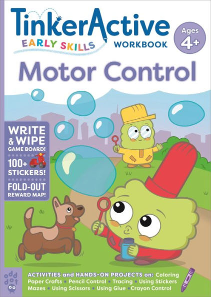 TinkerActive Early Skills Motor Control Workbook Ages 4+