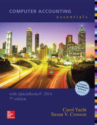 Title: Computer Accounting Essentials Using Quickbooks 2014 with Software CD / Edition 7, Author: Carol Yacht