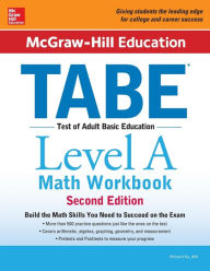 Title: McGraw-Hill Education TABE Level A Math Workbook Second Edition, Author: Richard Ku