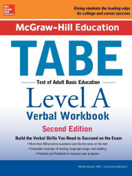 Title: McGraw-Hill Education TABE Level A Verbal Workbook, Second Edition, Author: Linda Eve Diamond