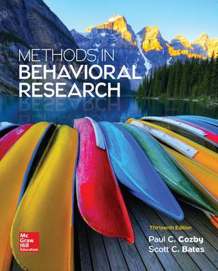 Loose Leaf for Methods in Behavioral Research / Edition 13