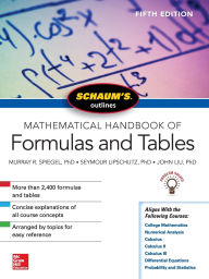 Title: Schaum's Outline of Mathematical Handbook of Formulas and Tables, Fifth Edition, Author: Murray R. Spiegel
