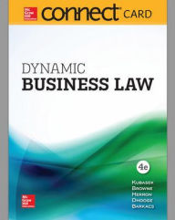 Title: Connect Access Card for Dynamic Business Law / Edition 4, Author: Nancy K. Kubasek