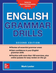 Title: English Grammar Drills, Second Edition, Author: Mark Lester
