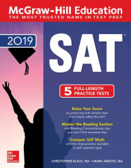 Title: McGraw-Hill Education SAT 2019, Author: Christopher  Black