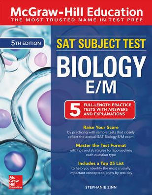 McGraw-Hill Education SAT Subject Test Biology, Fifth Edition